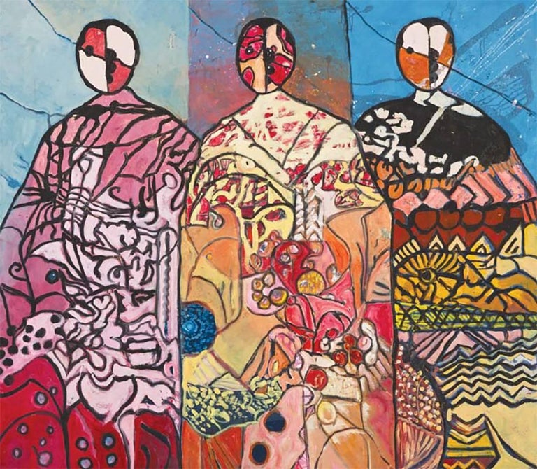 Mae Engron - Untitled (Muses) For Sale at 1stDibs