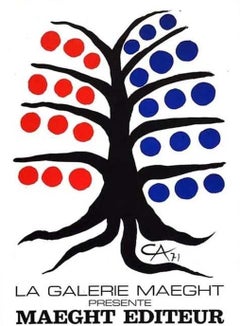 Cartel original de Maeght Editeur, obra de Alexander Calder, 1971