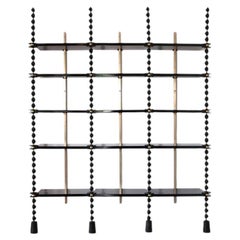 MAELSTRÖM Libreria modulare in bronzo e acciaio di Antoine Vignault, 2019