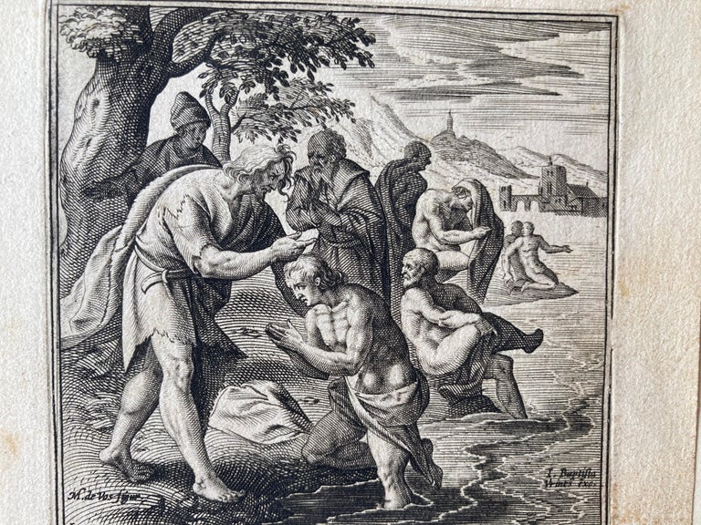 Maerten De Vos - Maerten De Vos, Baptista Vrints, Christ Baptism ...