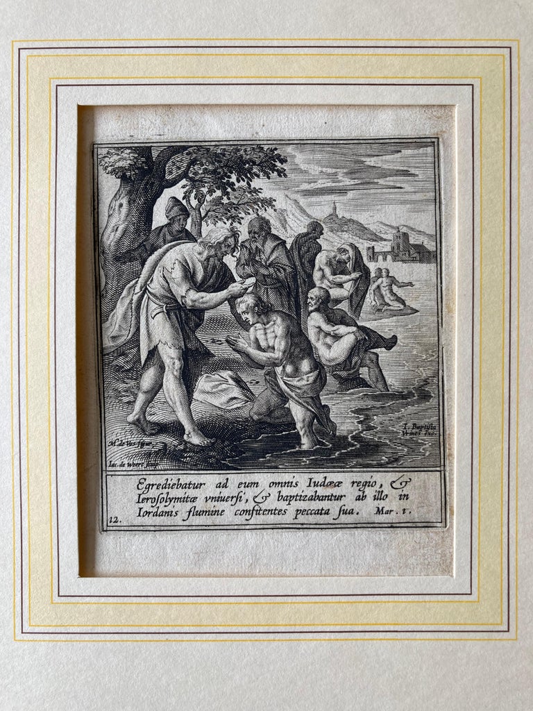 Maerten De Vos - Maerten De Vos, Baptista Vrints, Christ Baptism ...