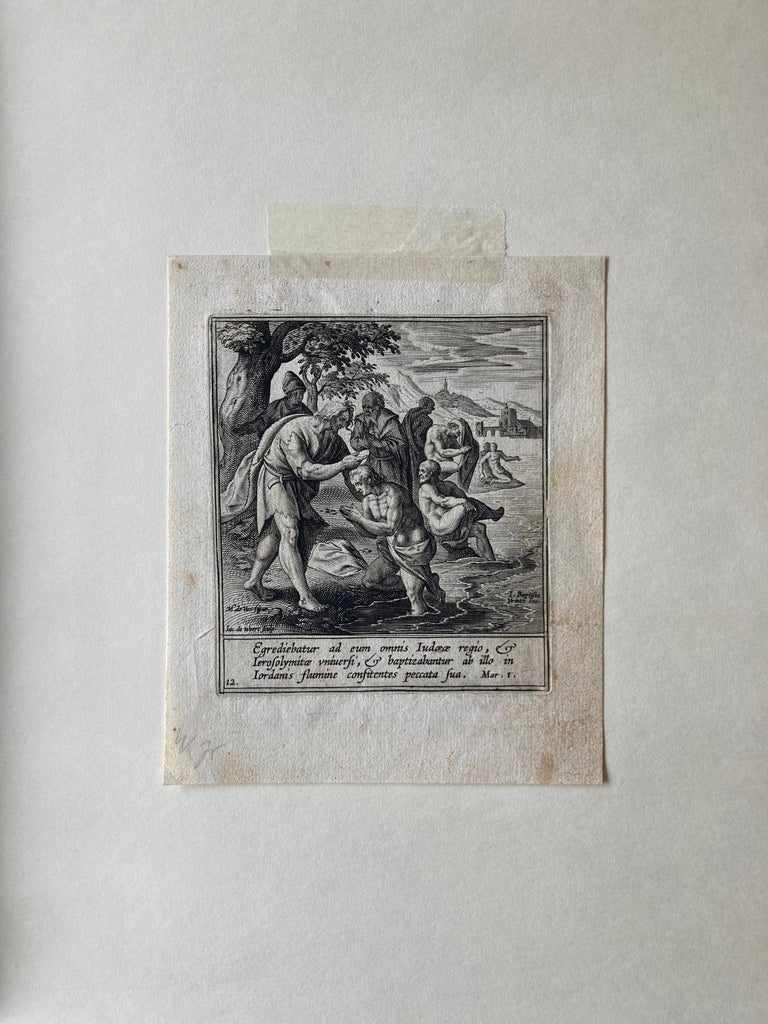 Maerten De Vos - Maerten De Vos, Baptista Vrints, Christ Baptism ...