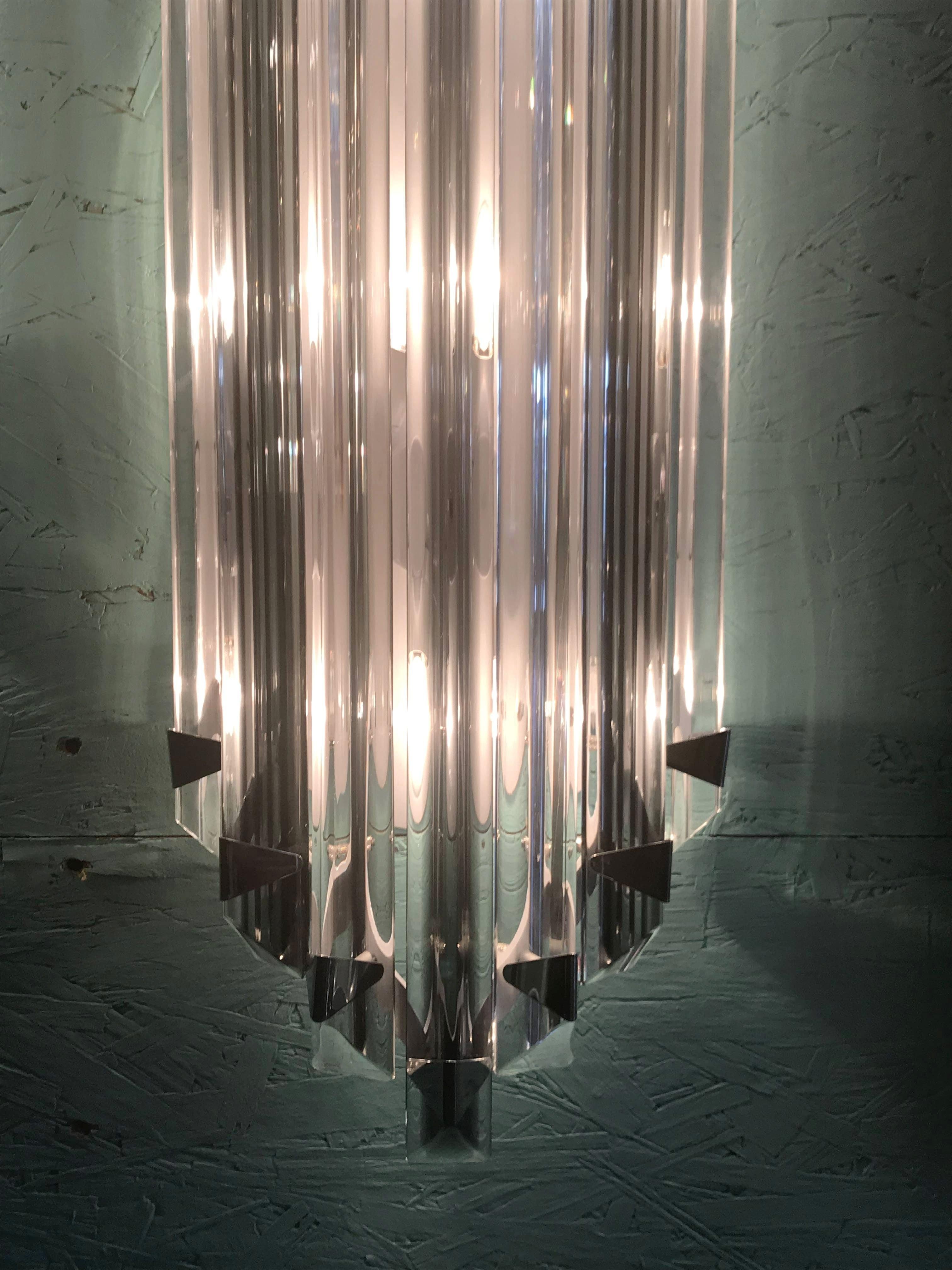 Italian Maestoso Sconce / Flushmount by Fabio Ltd For Sale