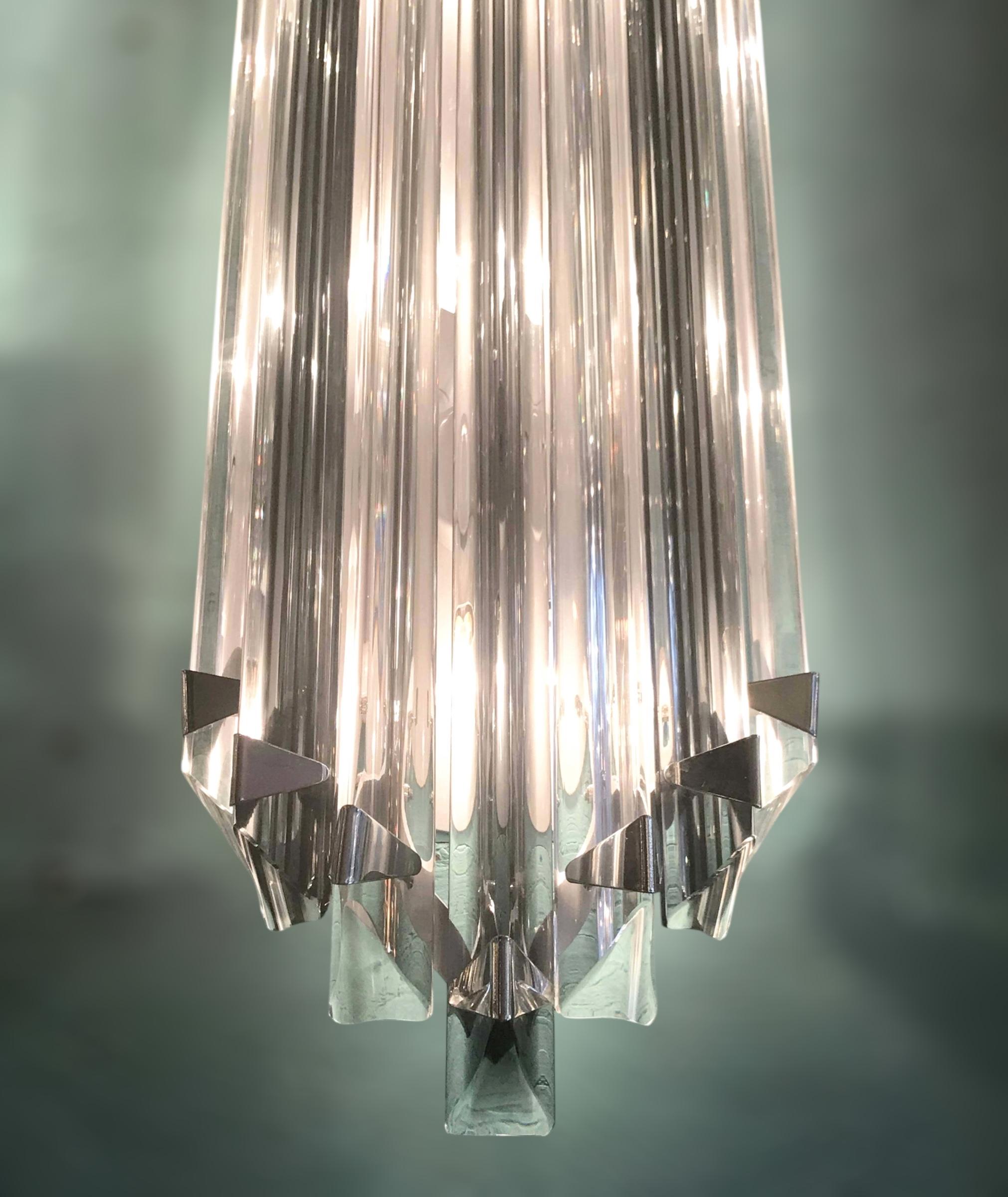 Blown Glass Maestoso Sconce / Flushmount by Fabio Ltd For Sale