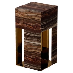 Maestrale Table with a Double Layer Structure by Dainelli Studio Atelier