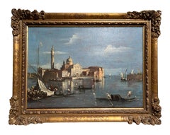 19th Century Maestro View of Venice with the Island of San Giorgio Maggiore