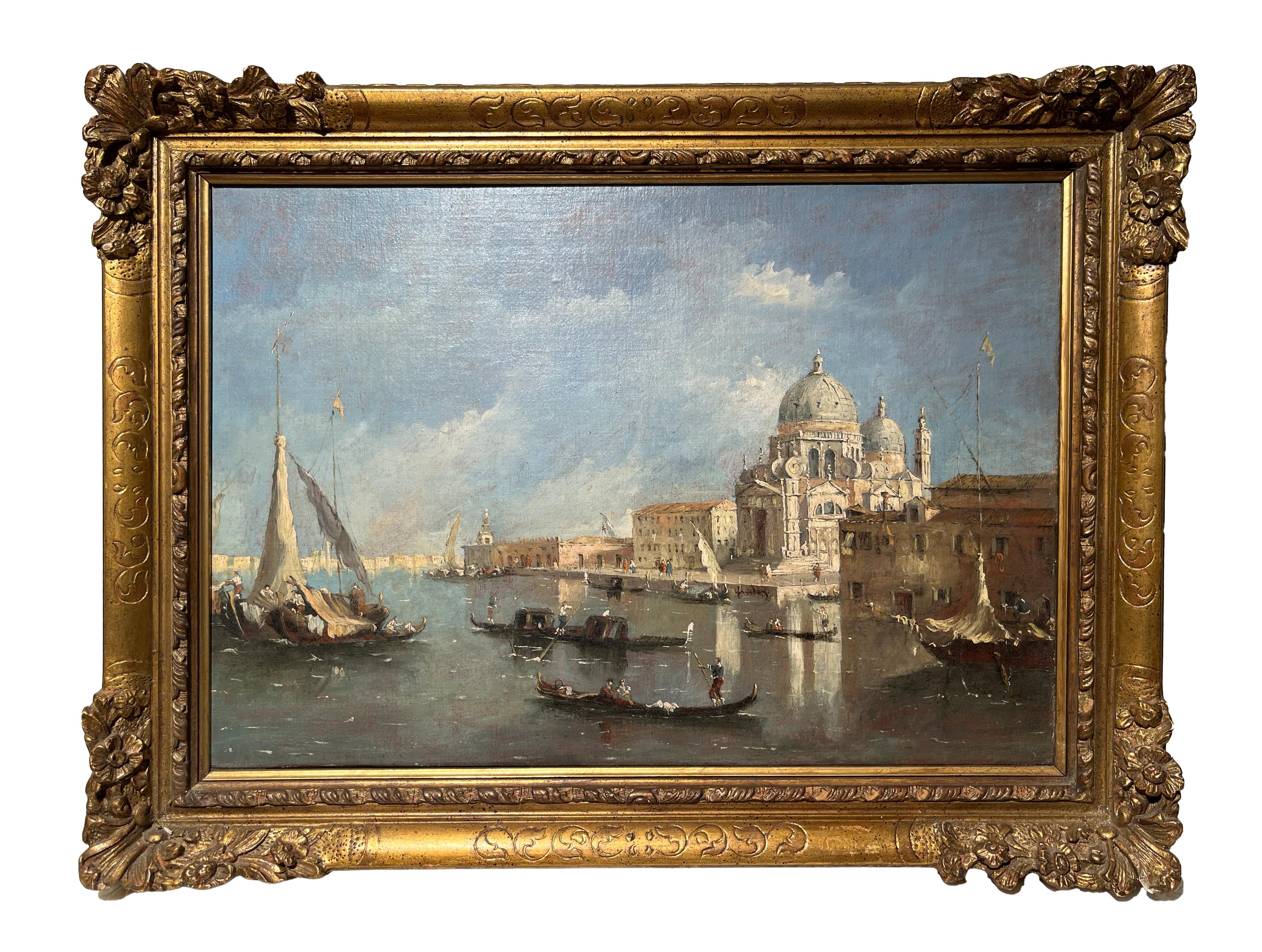 19th Century View of Venice with the Basilica of Santa Maria della Salute