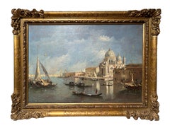 19th Century View of Venice with the Basilica of Santa Maria della Salute