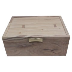 "Maestro" Chilean Mesquite Lidded Decorative Box or Cigar Box