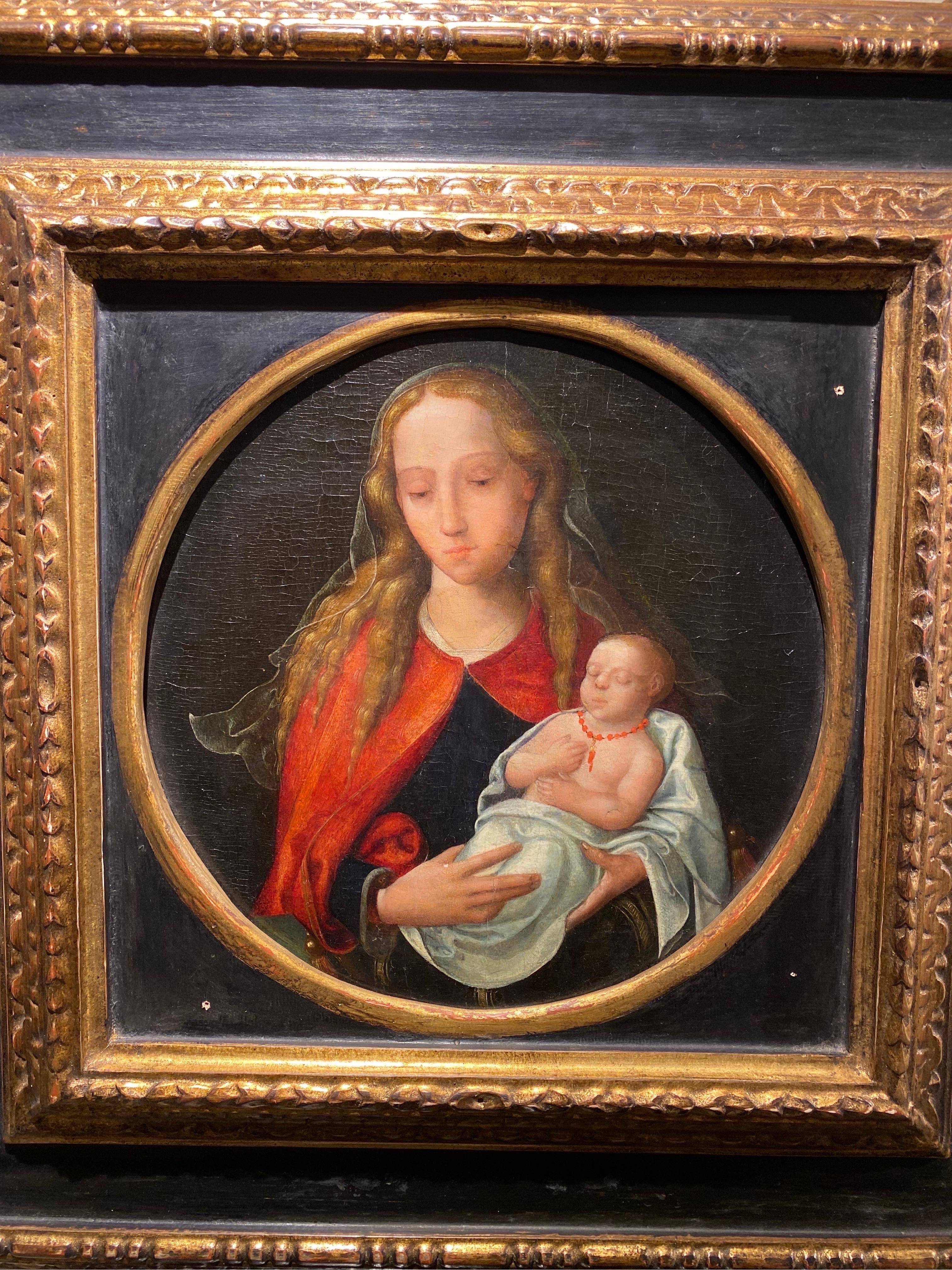Maestro de las medias figuras Portrait Painting - 16 century
Virgin and child