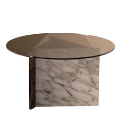 Table basse Maestro en Calacatta et Emperador