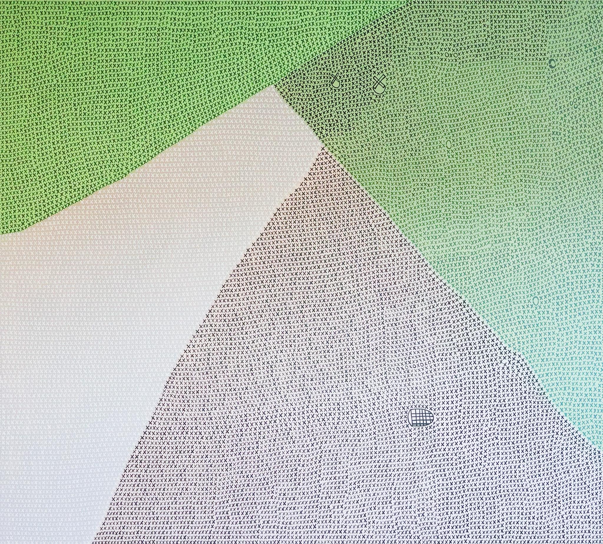 Abstract Painting di Maeve D'Arcy - "Medium Rare" 2024 olio su tela