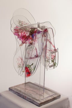 "Mezzo sedile" - inchiostri UV stampati su acrilico formato a mano