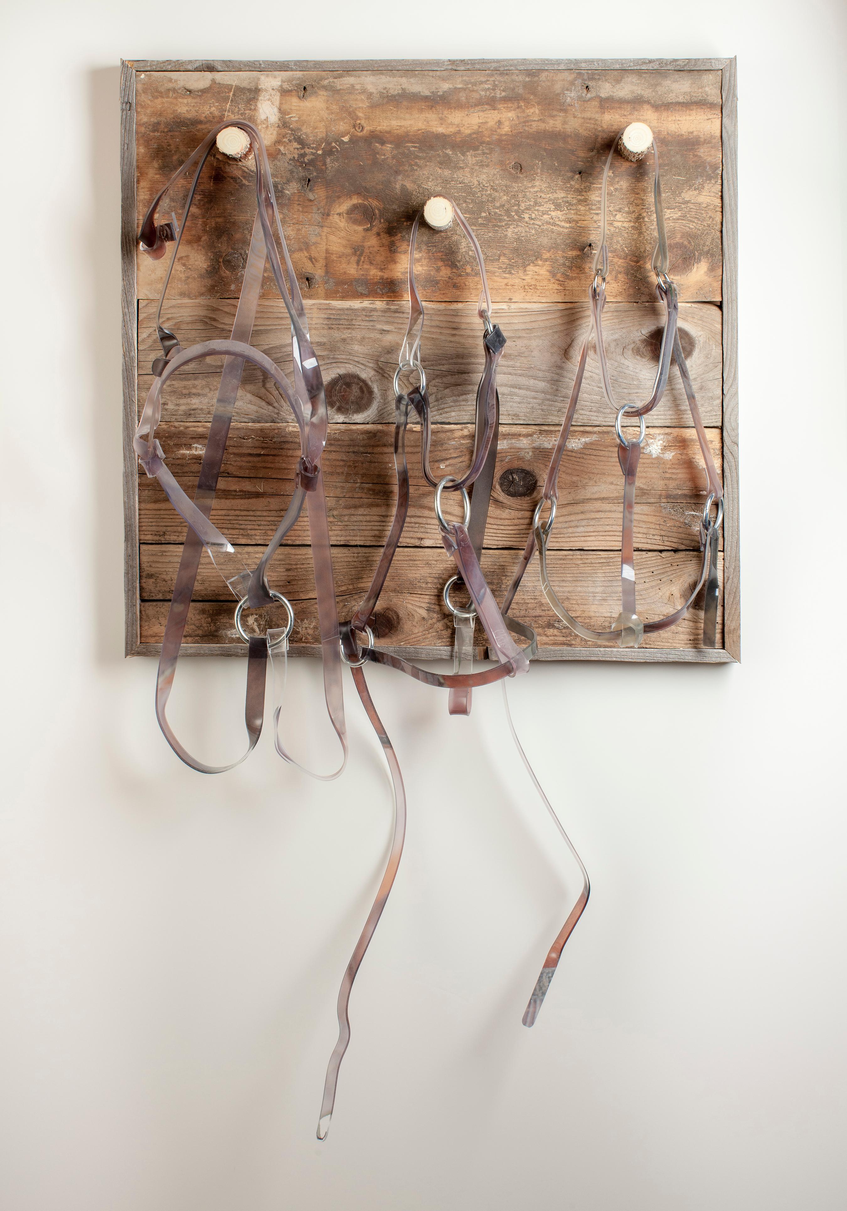 "Tack Room Wall" - UV inks printed on acrylic hand formed 