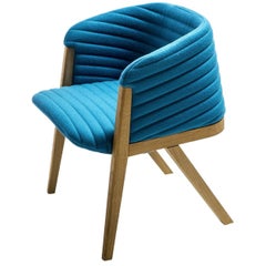 Mafalda Dining Chair, Patricia Urquiola for Moroso in Oak with Leather or Fabric