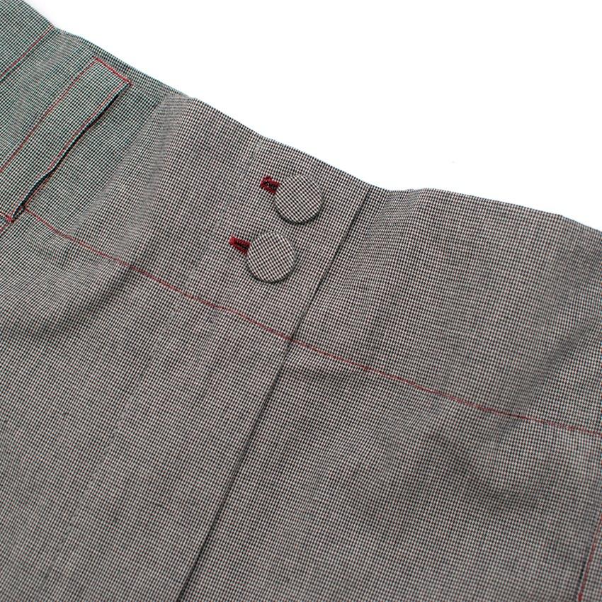 Mafalda Von Hessen Grey Paper Bag Trousers US 4 im Zustand „Hervorragend“ im Angebot in London, GB
