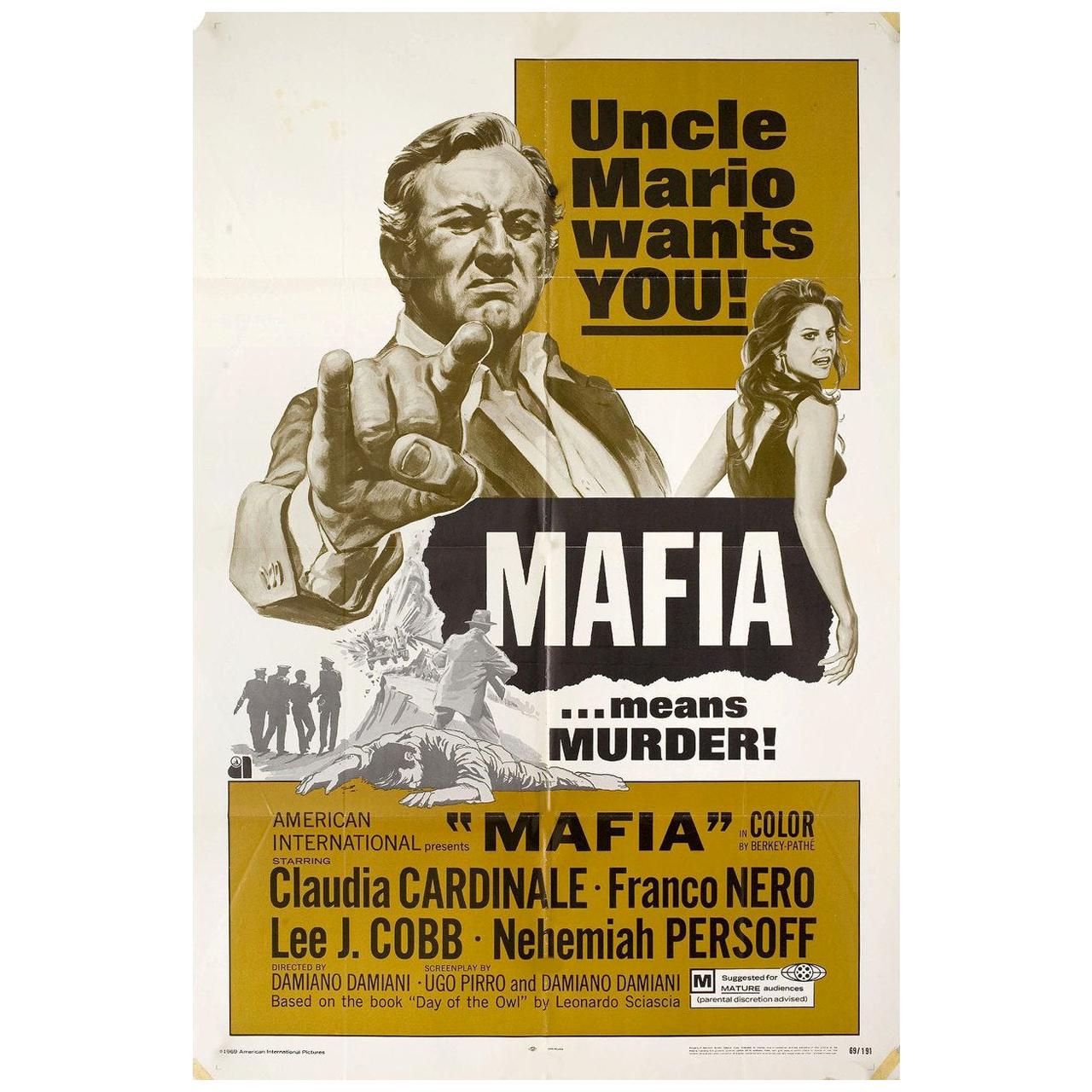 "Mafia" 1968 U.S. One Sheet Film Poster