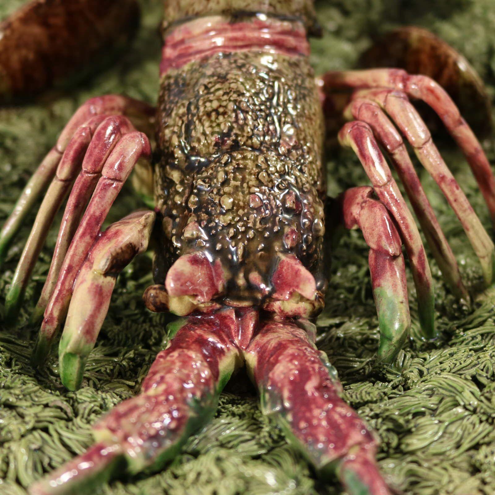 Mafra Palissy Majolica Lobster Plate For Sale 5