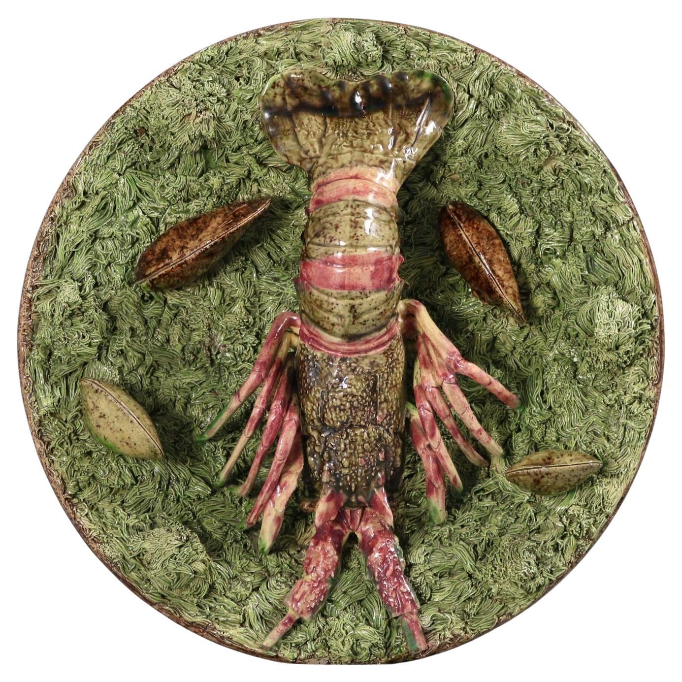 Mafra Palissy Majolica Lobster Plate