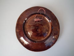 Mafra Palissy Majolica Toads Plate