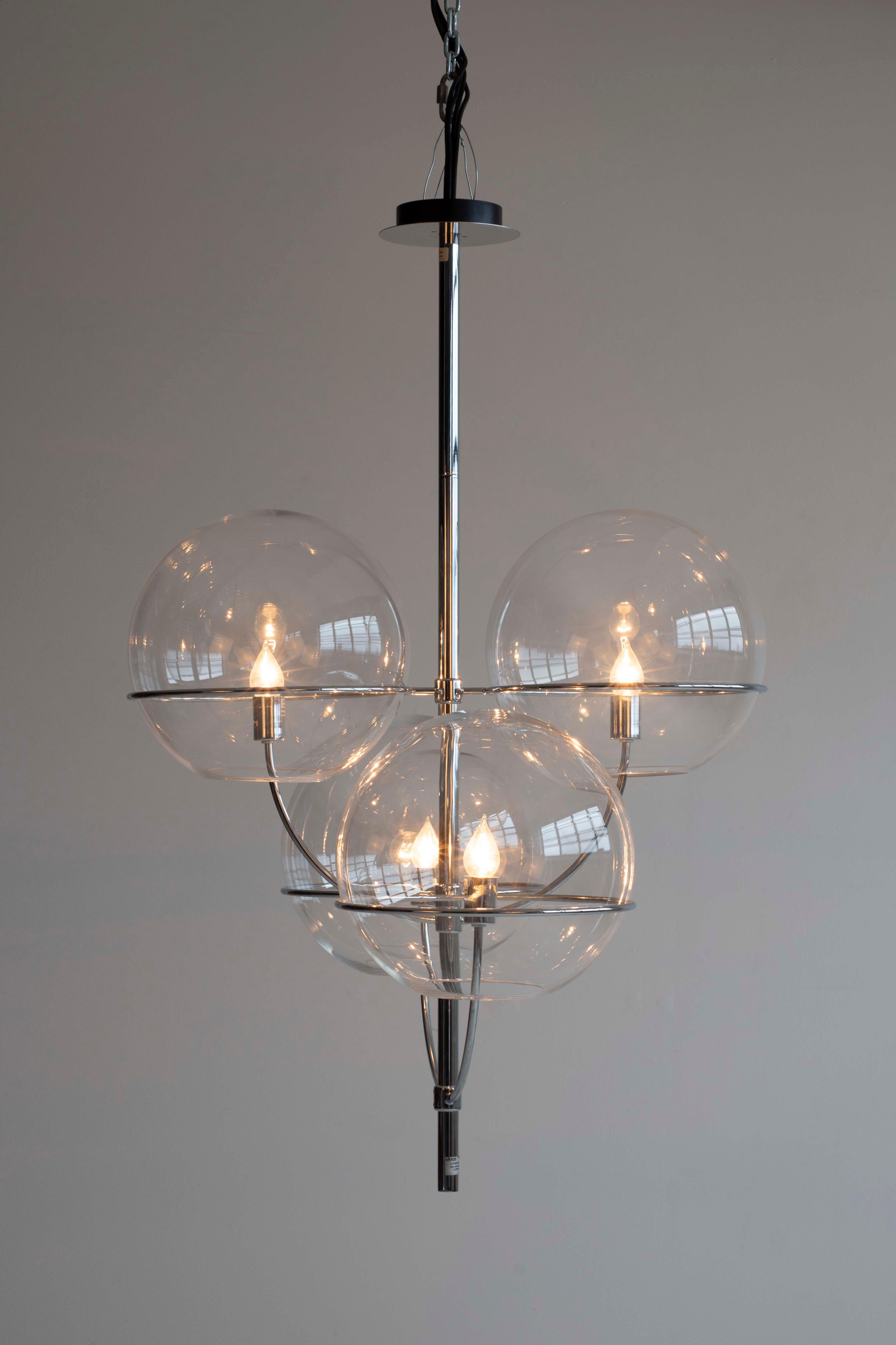 Italian Magastretti Chandelier For Sale