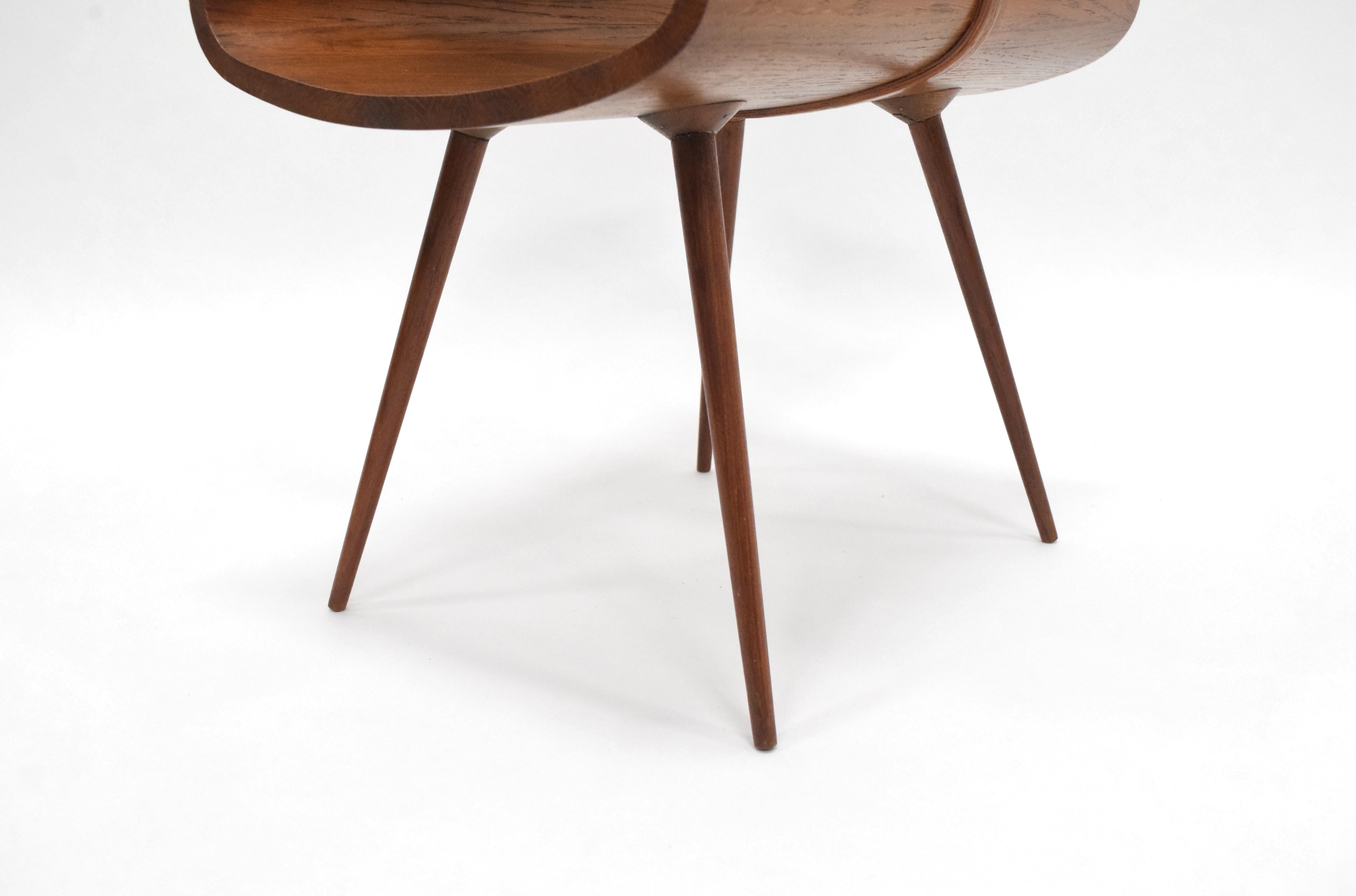 Mid-Century moderno Porta riviste e giornali nello stile di Carl Auböck in vendita