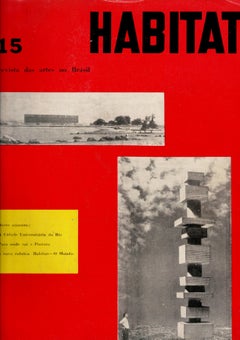 Magazine “Habitat”, nº15, by Lina Bo Bardi & Pietro Maria Bardi. Brazil 1954
