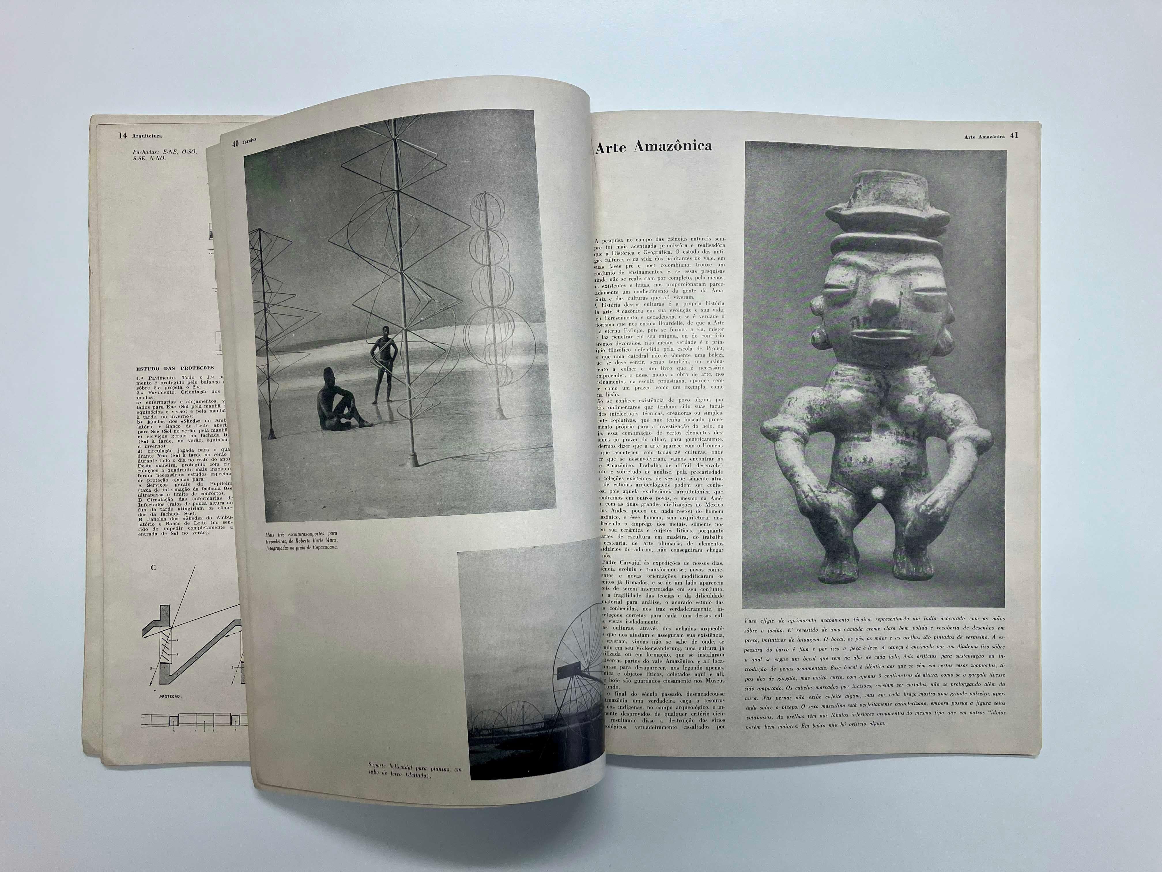 Mid-Century Modern Magazine “Habitat”, nº15, by Lina Bo Bardi & Pietro Maria Bardi. Brazil 1954 For Sale