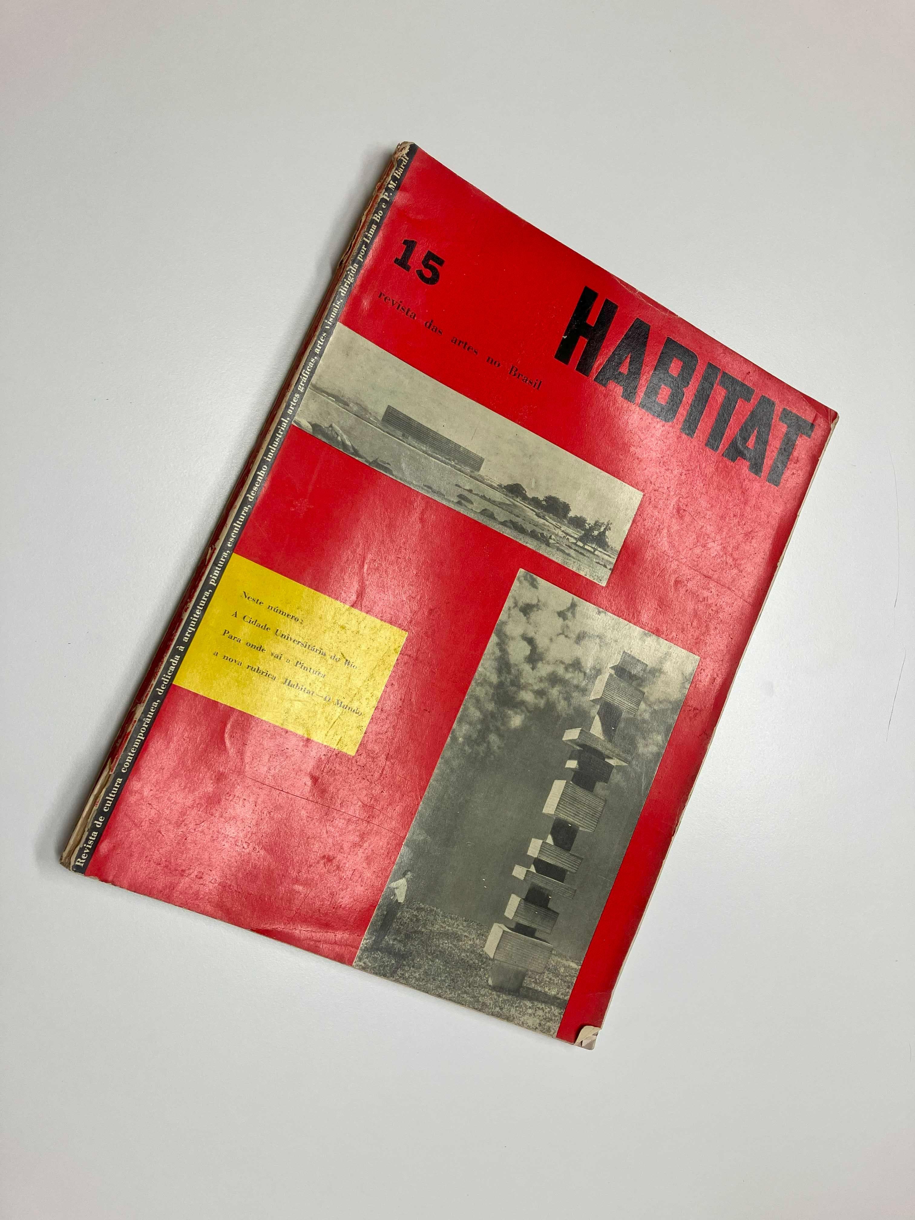 Mid-20th Century Magazine “Habitat”, nº15, by Lina Bo Bardi & Pietro Maria Bardi. Brazil 1954 For Sale