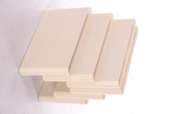 Magazine holder M4675 in Cream Acrylic by Giotto Stoppino for Kartell, 1970s