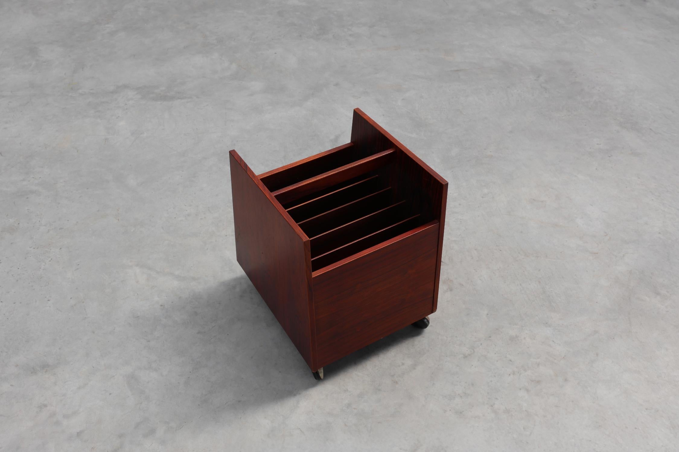 Portariviste LP Caddy Rack di Rolf Hesland per Bruksbo, Norvegia anni '70 in vendita 5