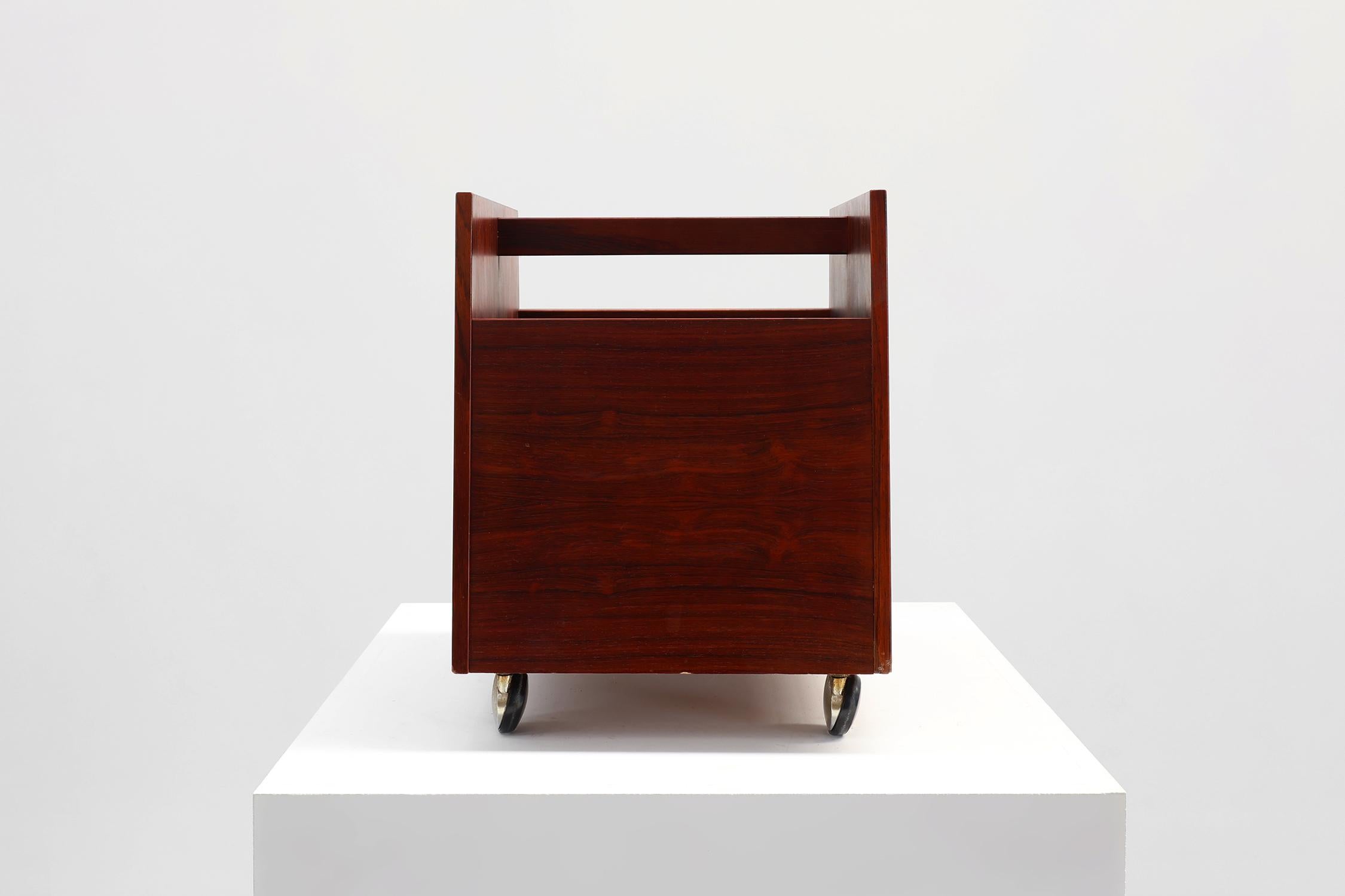 Portariviste LP Caddy Rack di Rolf Hesland per Bruksbo, Norvegia anni '70 in vendita 1