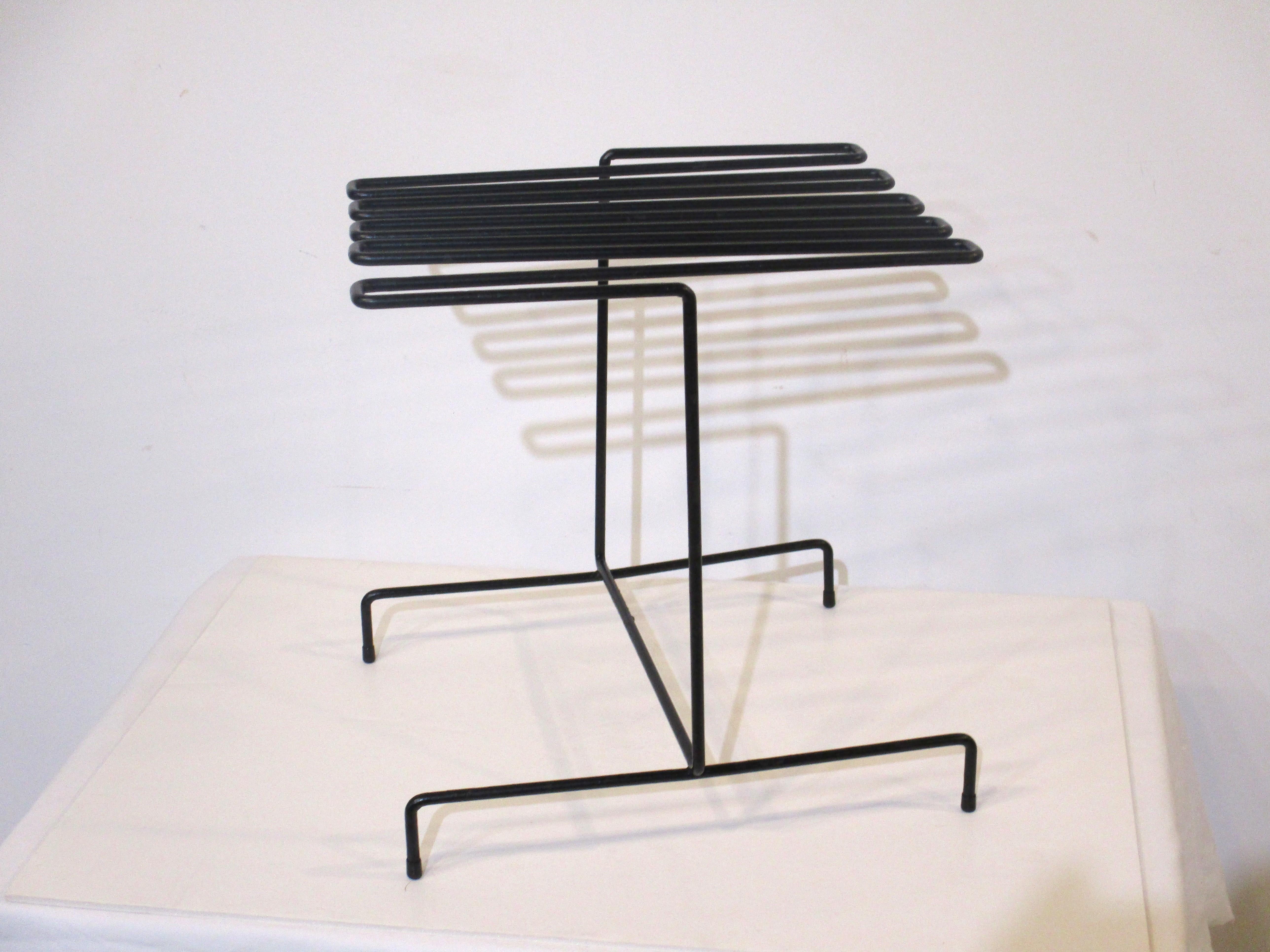 American Magazine Newspaper Rack in the Style of Tony Paul  For Sale