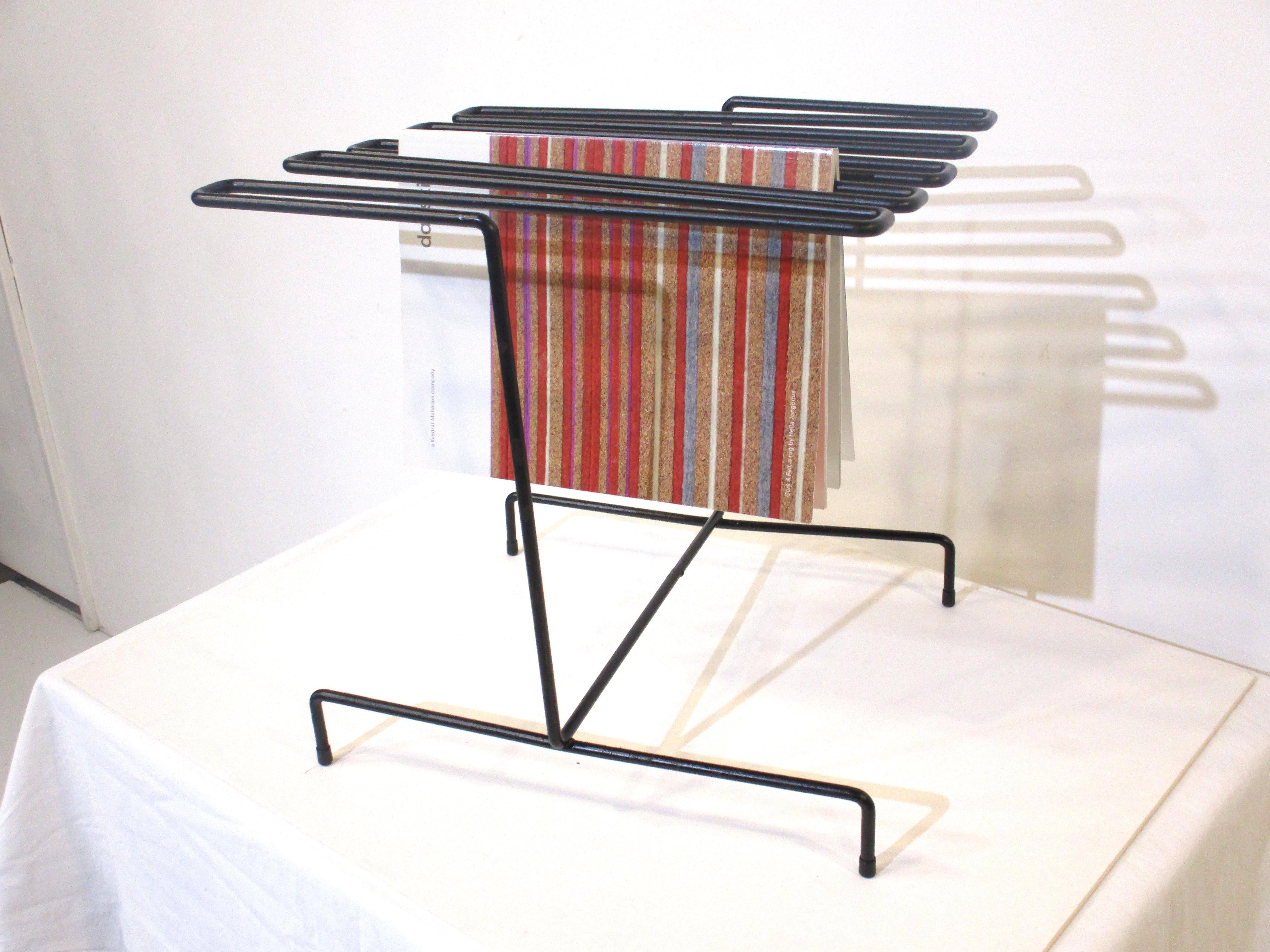 Magazine Newspaper Rack in the Style of Tony Paul  For Sale 1