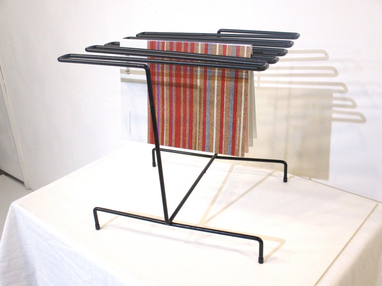 Magazine Newspaper Rack in the Style of Tony Paul For Sale at 1stDibs