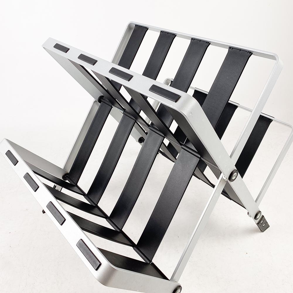 Magazine rack 2400 News, design by Raul Barbieri for Rexite. For Sale 1