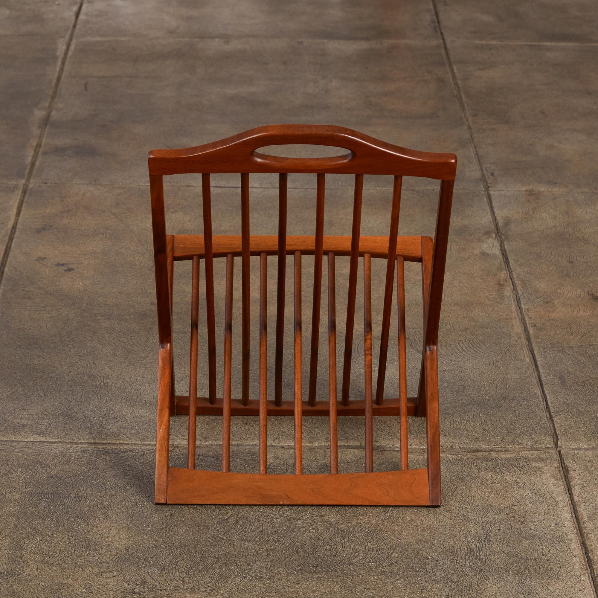 20th Century Magazine Rack by Arthur Umanoff for Washington Woodcraft