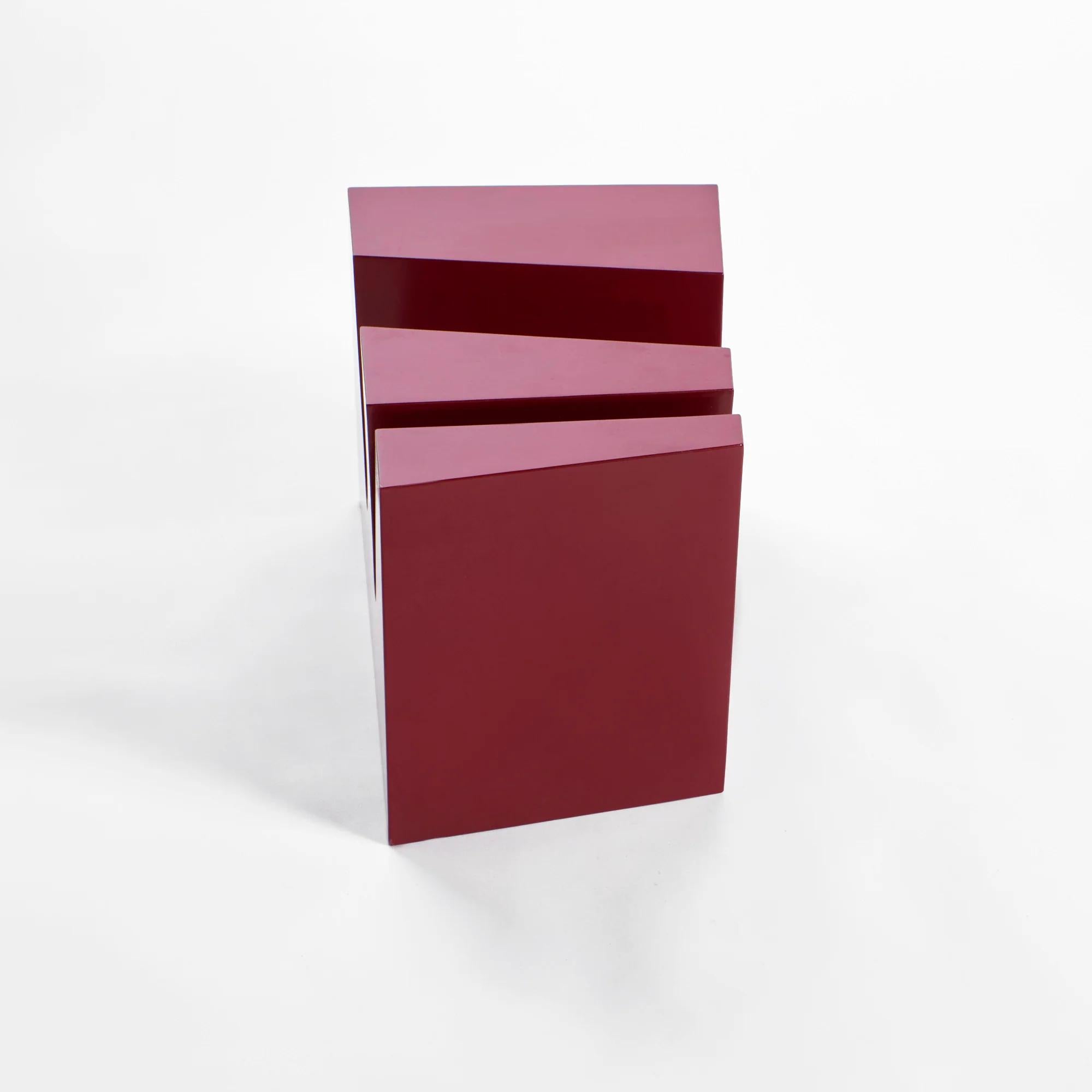 Post-Modern Magazine Rack by Project 213A For Sale