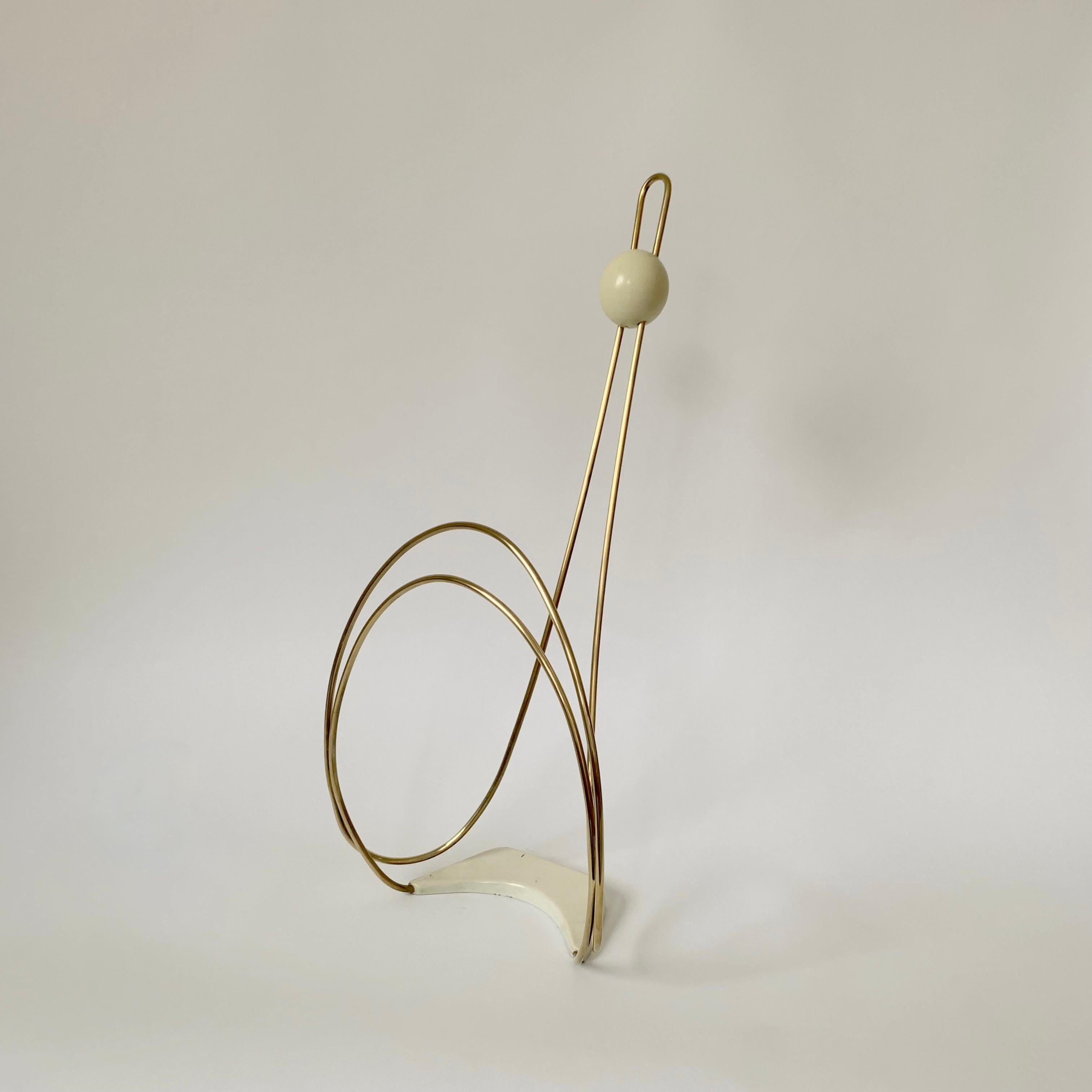 Mid-Century Modern Magazine Rack, circa 1950, France. For Sale