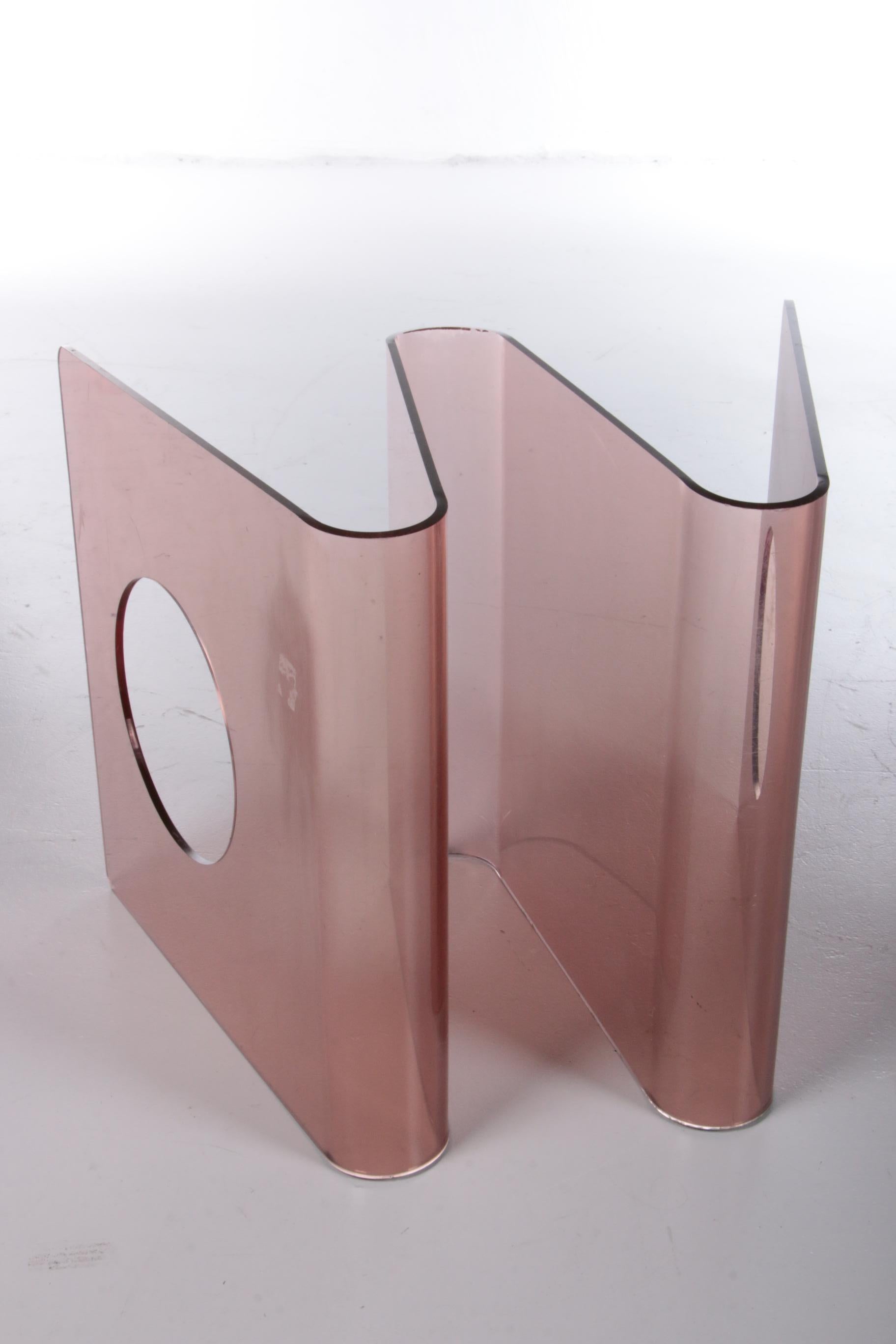 Magazine rack design by Michel Dumas made by Roche Bobois 1960 2
