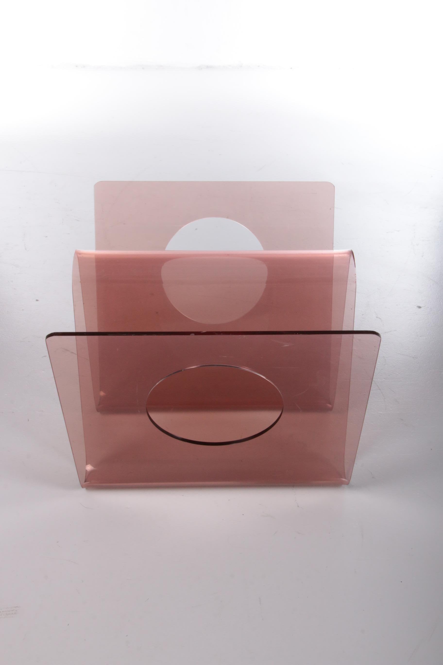 French Magazine rack design by Michel Dumas made by Roche Bobois 1960