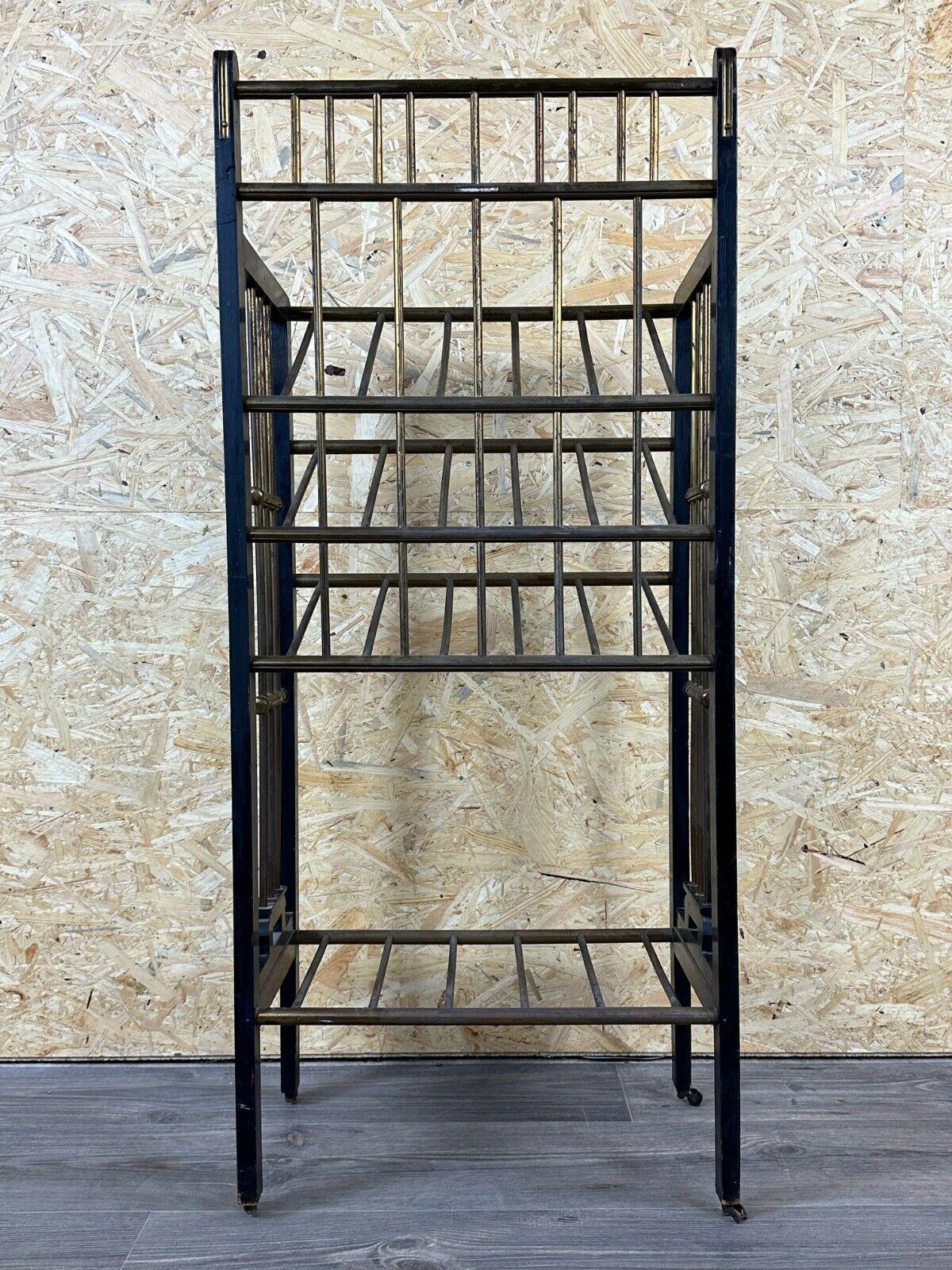 Magazine rack from Wiener Werkstätte Austria made of mahogany & brass around 190 For Sale 6