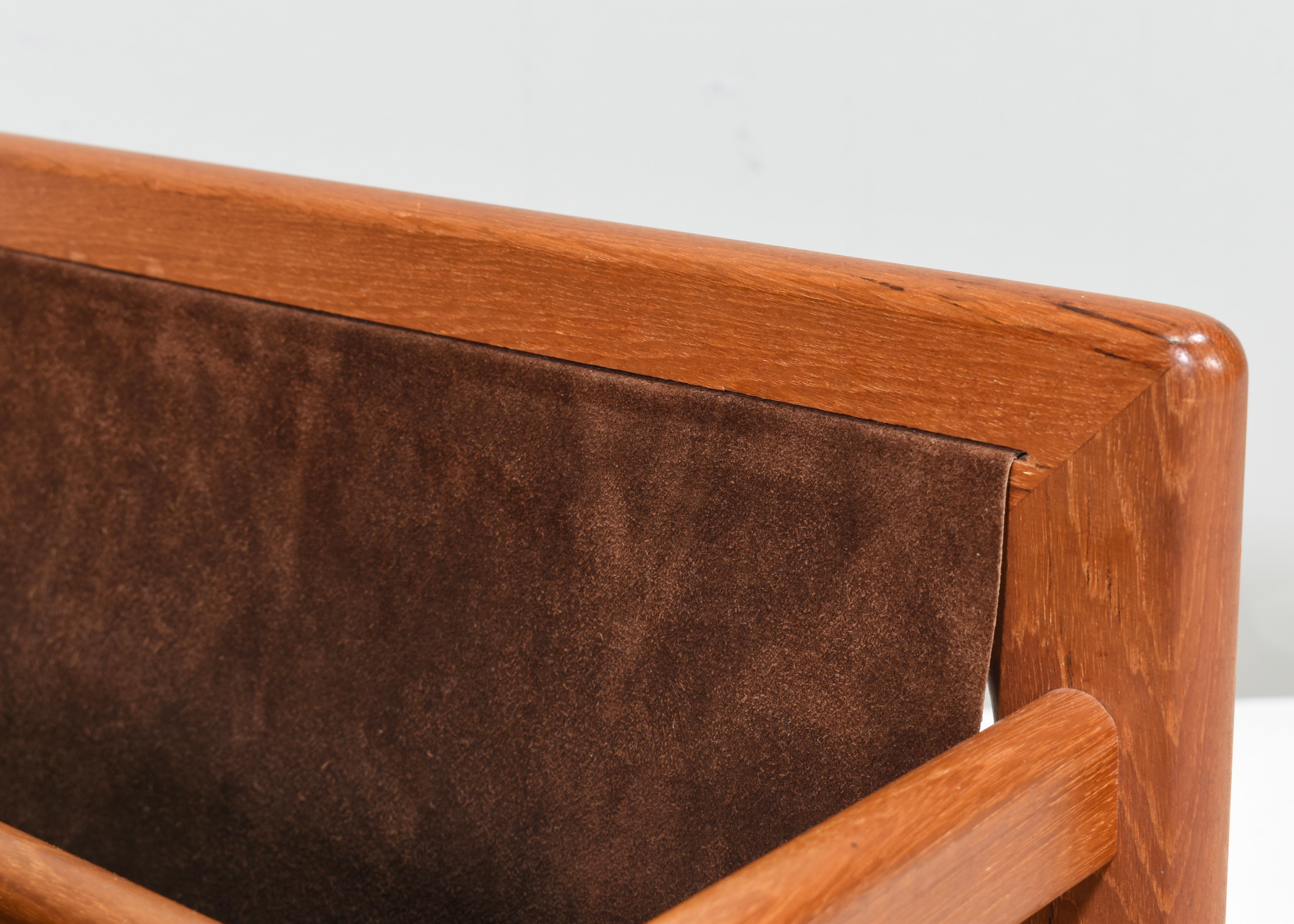 Magazine Rack in Teak and Leather by Salin Møbler, Denmark – 1960’s 1