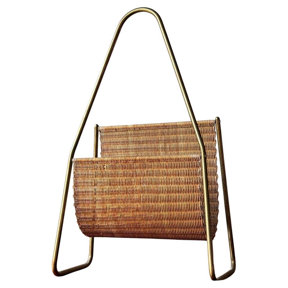 Wicker Magazine Racks and Stands - 71 For Sale at 1stDibs | vintage ...