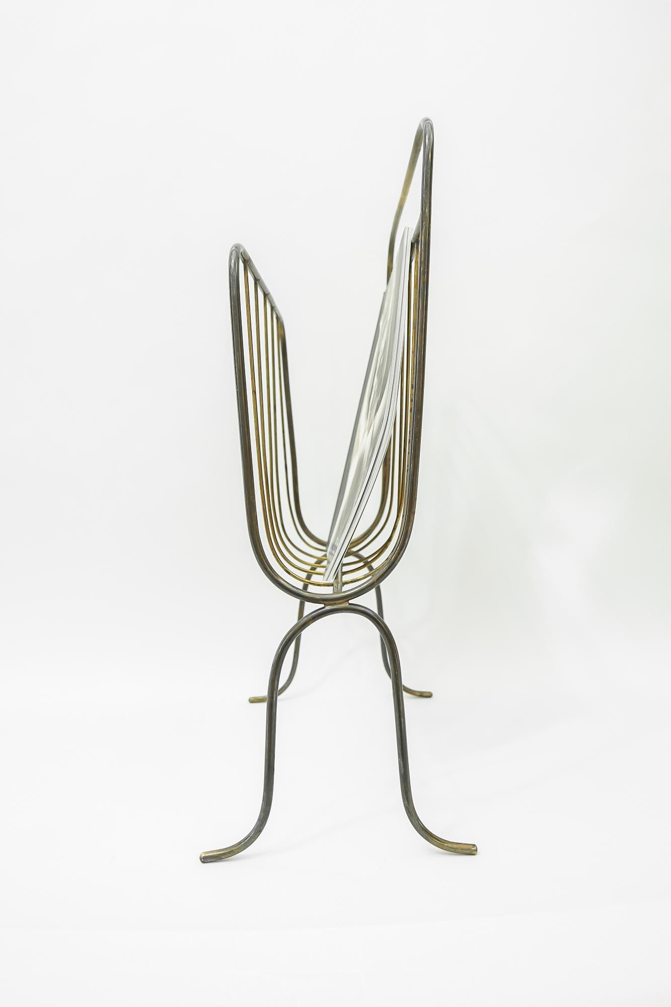Mid-20th Century Magazine Rack Vienna Around 1950s For Sale