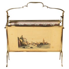 Magazine Rack with Italian Scenes, circa 1970