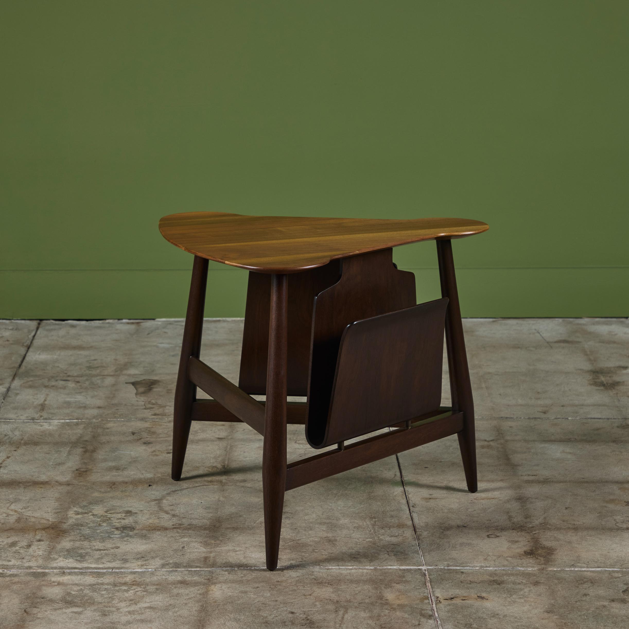 Mid-20th Century Magazine Side Table by Edward Wormley for Dunbar For Sale