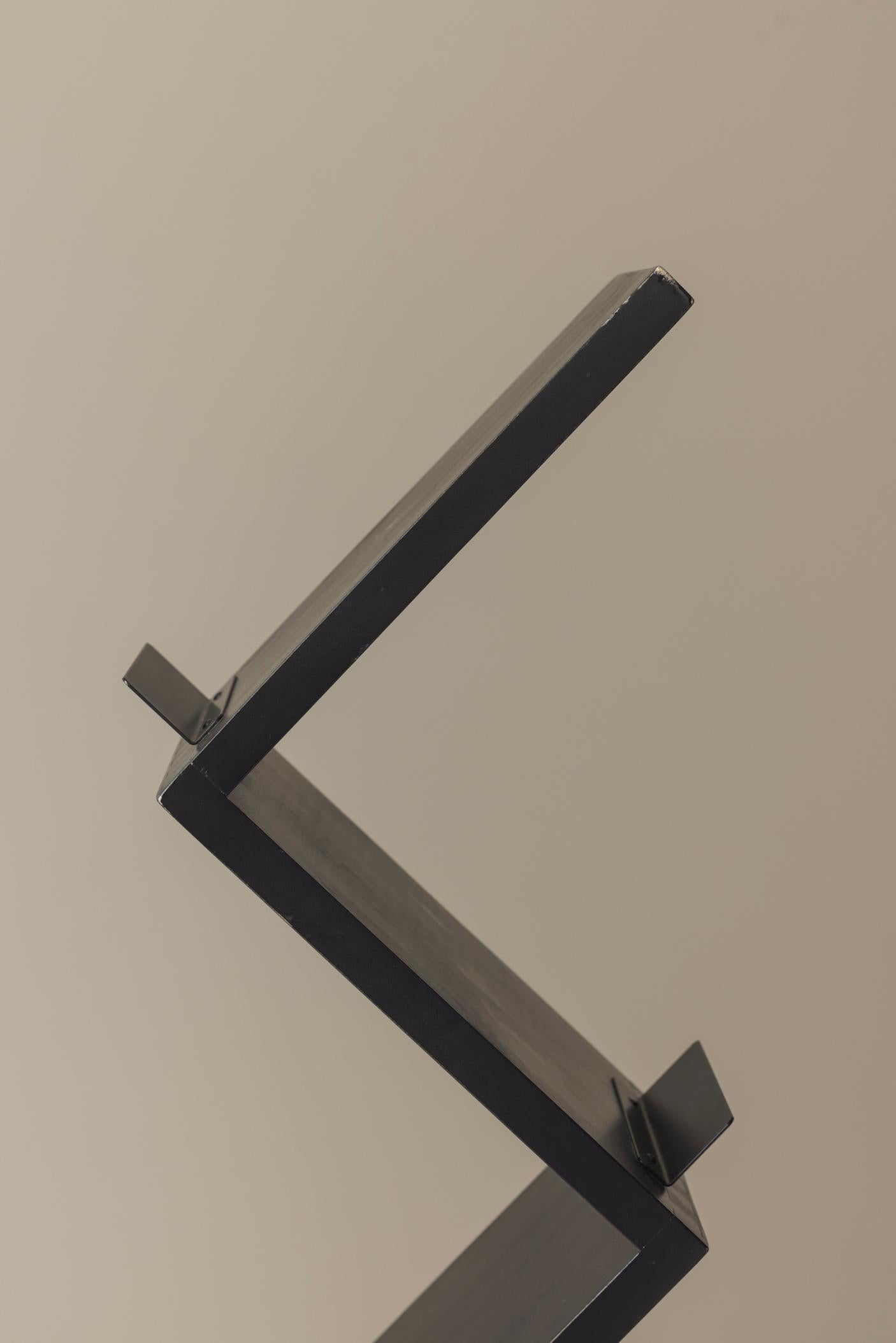 Magazine ‘Zink’ shelf by Jonas Bohlin for Källemo, Sweden 1984 For Sale 1