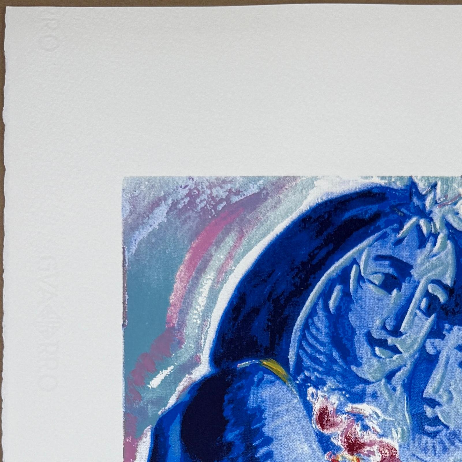 Winter 1995 Collection 4 Seasons Signed Original Engraving Spanish Woman Artist For Sale 3