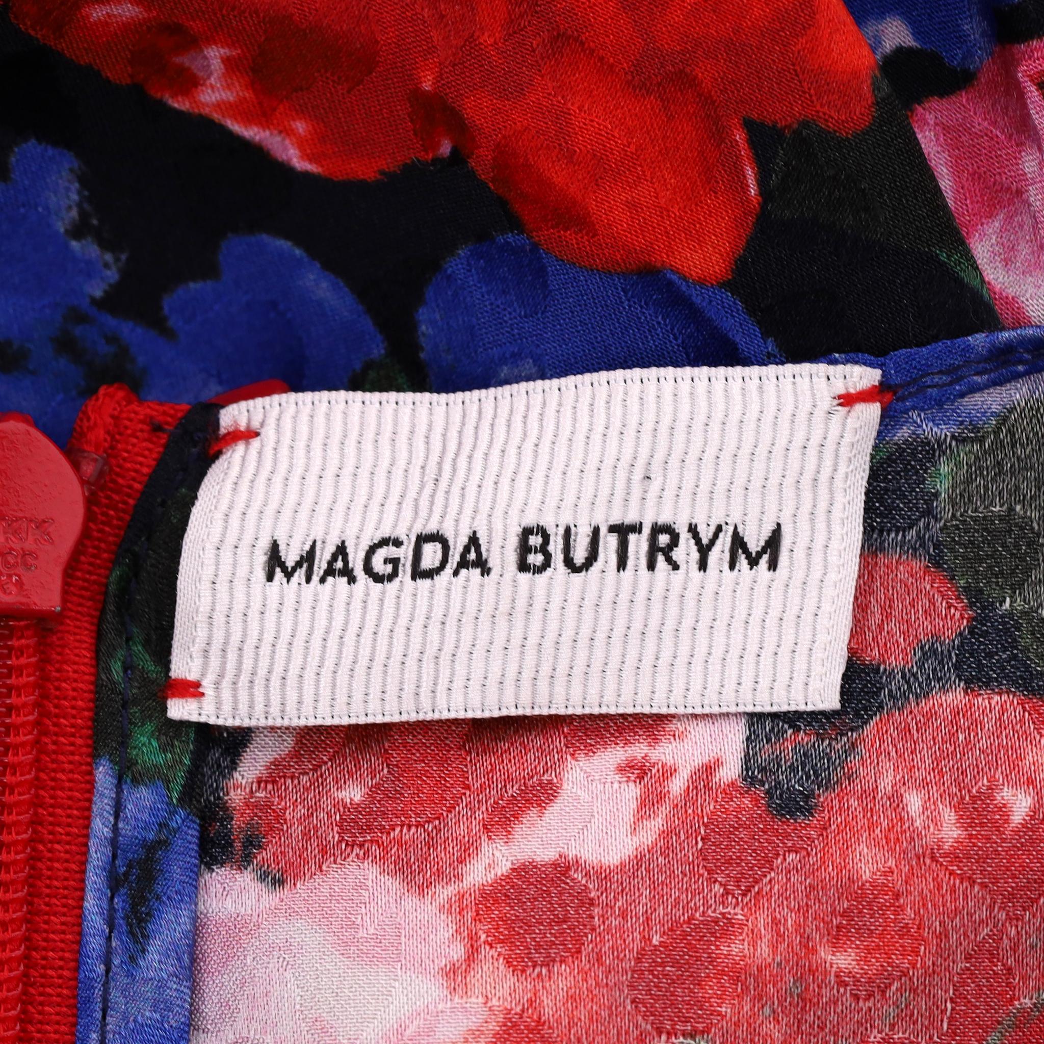 Magda Butrym - Robe en soie à fleurs en vente 1